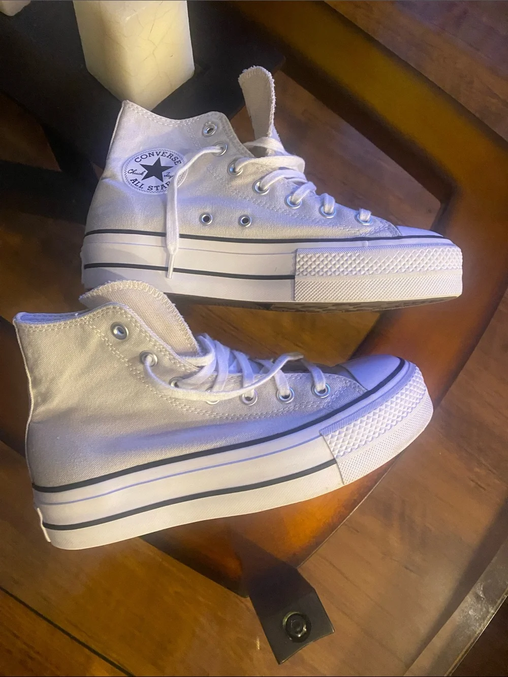Converse Kids White High Top Chuck Taylor Sneakers